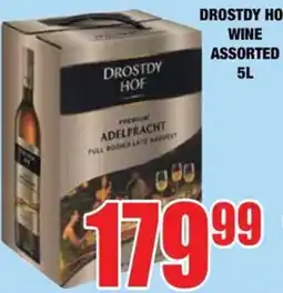 Boxer Liquors Drostdy Hof Wine Assorted offer