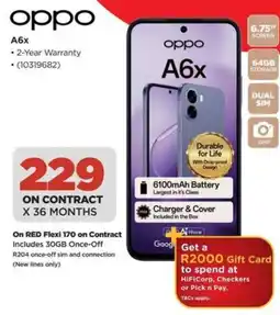 HiFi Corp OPPO A6x offer