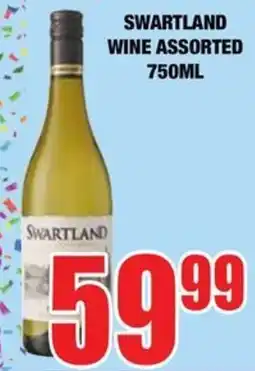 Boxer Liquors SWARTLAND WINE ASSORTED offer