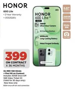 HiFi Corp HONOR 600 Lite offer