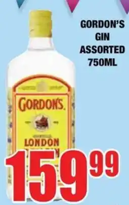 Boxer Liquors Gordon's Gin Assorted offer
