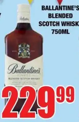 Boxer Liquors Ballantine's Blended Scotch Whisky offer