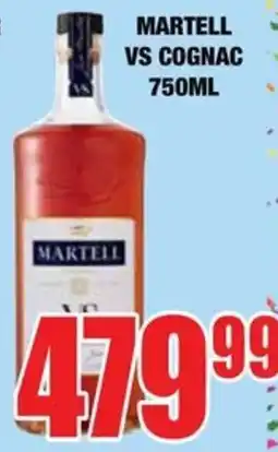 Boxer Liquors Martell VS Cognac offer