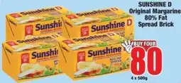 Boxer Sunshine D Original Margarine Spread Brick offer