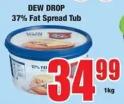 Boxer DEW DROP 37% Fat Spread Tub offer