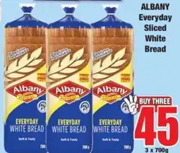 Boxer ALBANY Everyday Sliced White Bread offer
