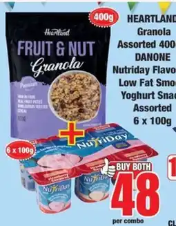 Boxer Heartland Fruit & Nut Granola Assorted offer