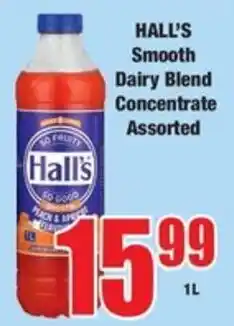 Boxer Hall's Smooth Dairy Blend Concentrate Assorted offer