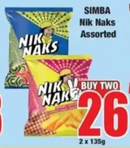 Boxer SIMBA Nik Naks Assorted offer
