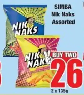 Boxer SIMBA Nik Naks Assorted offer