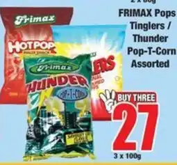 Boxer FRIMAX Pops Tinglers / Thunder Pop-T-Corn Assorted offer