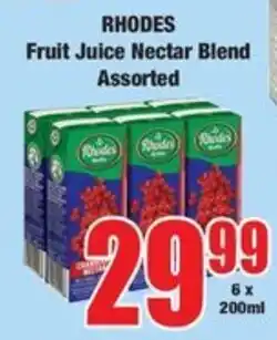 Boxer RHODES Fruit Juice Nectar Blend Assorted offer