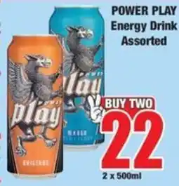 Boxer Power Play Energy Drink Assorted offer