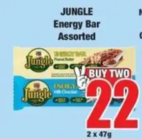 Boxer Jungle Energy Bar Assorted offer