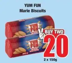 Boxer YUM FUN Marie Biscuits offer
