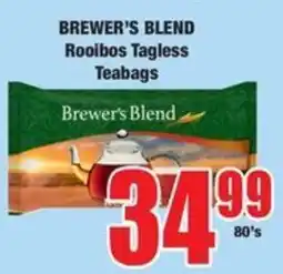 Boxer Brewer's Blend Rooibos Tagless Teabags offer