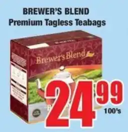 Boxer Brewer's Blend Premium Tagless Teabags offer