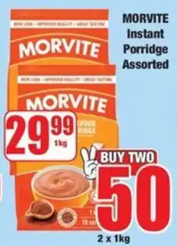 Boxer Morvite Instant Porridge Assorted offer