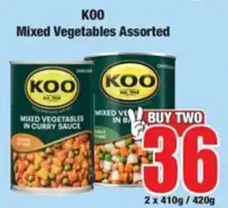Boxer KOO Mixed Vegetables Assorted offer