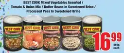 Boxer BEST COOK Mixed Vegetables Assorted offer