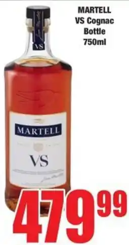 Boxer Martell VS Cognac Bottle offer