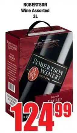 Boxer Robertson Wine Assorted offer