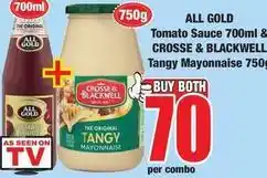 Boxer All gold - tomato sauce & tangy mayonnaise offer