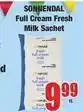 Boxer Full cream fresh milk sachet offer
