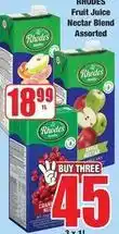 Boxer Rhodes - fruit juice nectar blend offer
