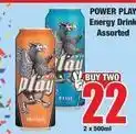 Boxer Power play - energy drink offer