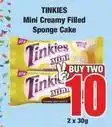 Boxer Mini - creamy filled sponge cake offer