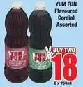 Boxer Flavoured cordial offer