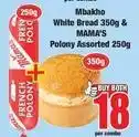 Boxer Mama's - white bread & polony offer