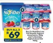Pick n Pay Nutriday - low fat smooth yoghurt offer