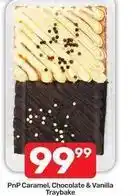 Pick n Pay Caramel, chocolate & vanilla traybake offer