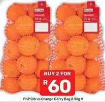 Pick n Pay Citrus orange carry bag offer