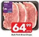 Pick n Pay Checkers - bulk pork braai chops offer