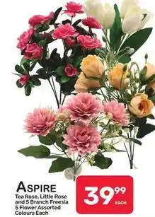 Pick n Pay Hypermarket Tea rose, little rose and 5 branch freesia offer