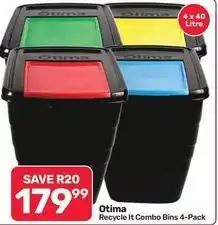 Pick n Pay Hypermarket Recycle it combo bins 4-pack offer