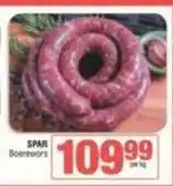 Spar Spar - boerewors offer