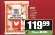 Spar Spar - frozen chicken wings offer
