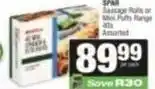 Spar Spar - sausage rolls or mini puffs range offer