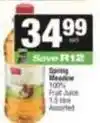 Spar Fruit juice offer