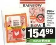 Spar Rainbow - frozen chicken mixed portions offer