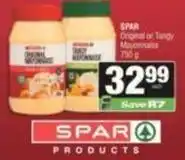 Spar Spar - original or tangy mayonnaise offer