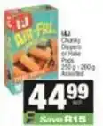 SuperSpar I&j - chunky dippers or hake pops offer