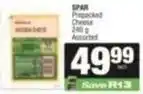 SuperSpar Spar - prepacked cheese offer