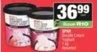 SuperSpar Spar - double cream yoghurt offer