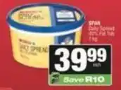 SuperSpar Spar - daily spread 42% fat tub offer