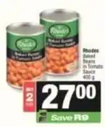 SuperSpar Rhodes - baked beans in tomato sauce offer
